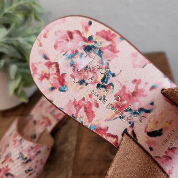 Joie Floral Snakeskin Double Strap Sandals Size 36 EU‎ - Picture 5 of 8